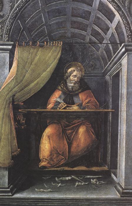 Sandro Botticelli St Augustine in his Study (mk36) Sweden oil painting art